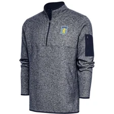 Antigua Men's Aston Villa Soccer Quarter Zip Navy Elevate Jacket Jersey XXL 2XL