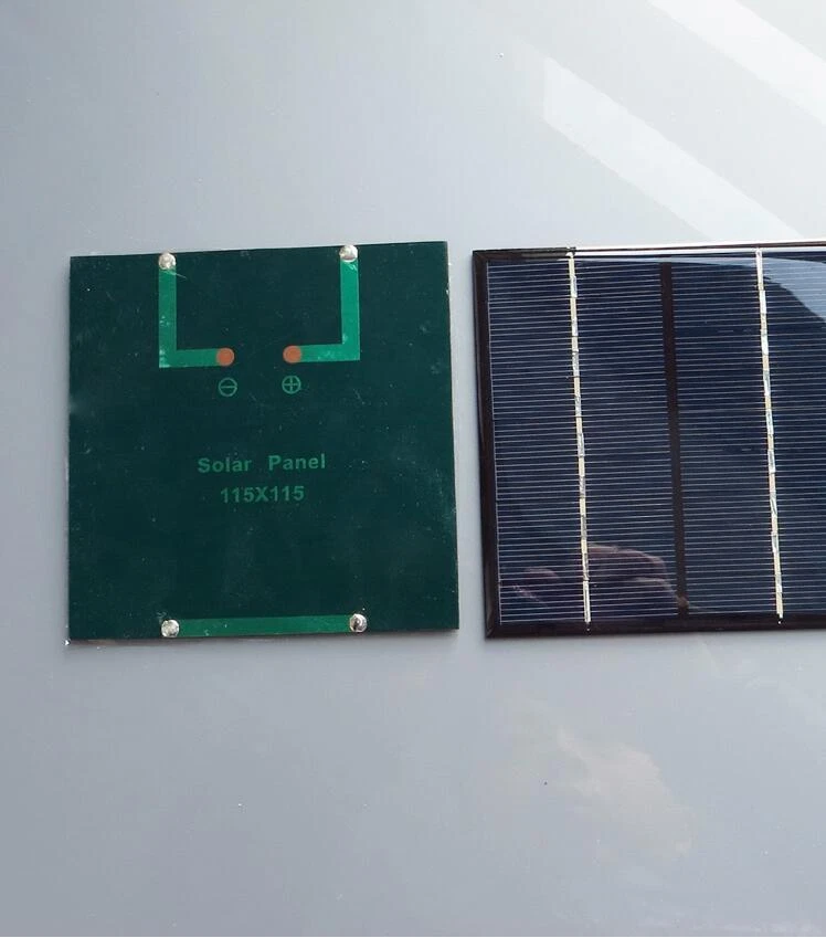 9V 2W 115*115 Mini Solar Panel PV 5PCS Small Solar Cells Module DIY Solar Power - Bild 4 von 4