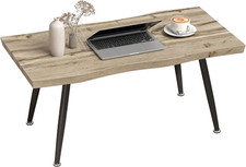 Tavolino Da Caffè Con Piano D'Appoggio Spesso, Piedini Regolabili, Tavolino Salo