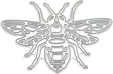 Bee Metal Cutting Dies Stencil DIY Scrapbooking Album Stamp Paper Card Embossing
