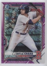 2021 Bowman Chrome Prospects Fuchsia Shimmer Refractor /199 Triston Casas uk2
