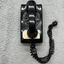 Western Electric Rotary Wall Telephone G3 Black Phone Prop Vintage Made in USA