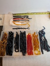 Assorted Mann's Berkeley Worms And Snakes. 100 Worms In Plano Box. See Pics