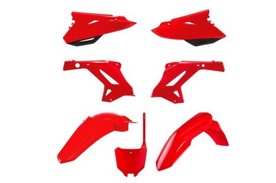 Polisport Red Restyled Plastic Kit fits 02-07 CR125, CR250