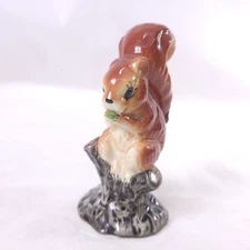 Norleans Squirrel Figurine Small Ceramic Vintage Japan Cottagecore Woodland 