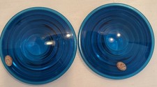 Kopp Glass NOS Vintage Blue Glass Lens Signal...