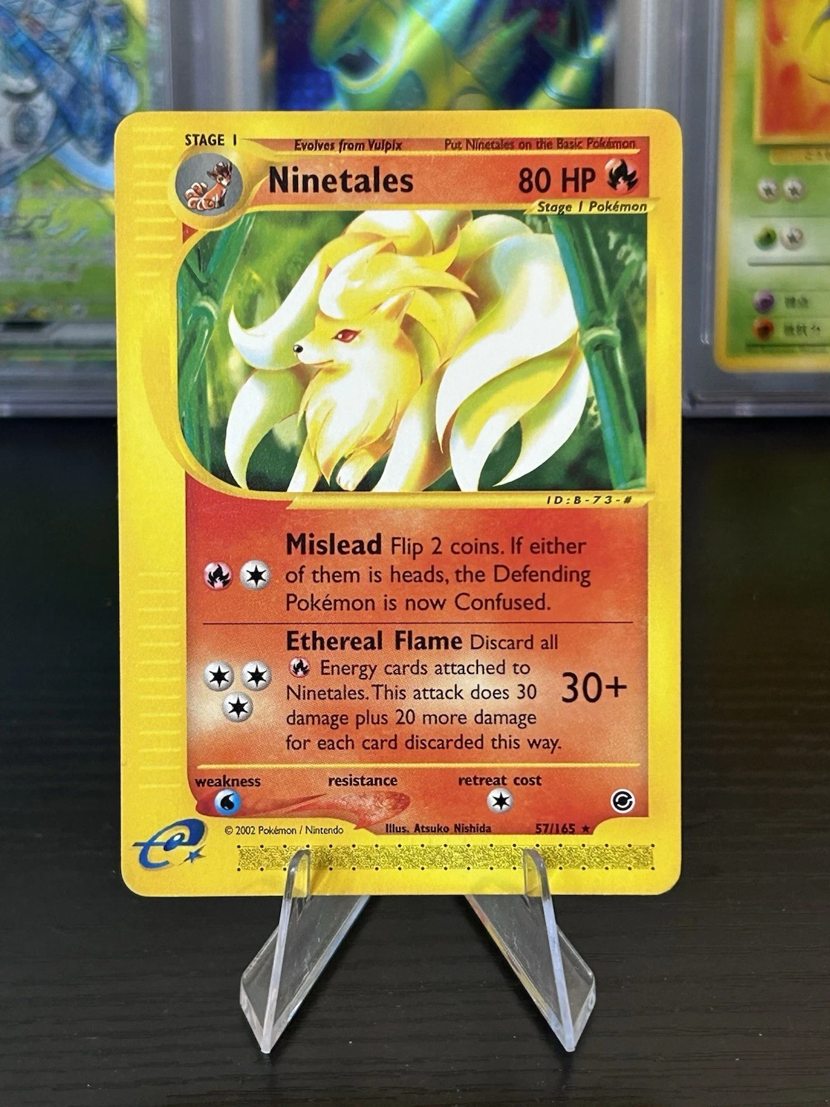 Ninetales - Expedition Base Set - 57/165 - Rare - LP