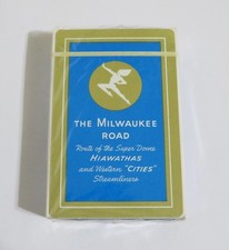 Milwaukee Road Railroad Playing Cards Deck Hiawathas Bridge Size Sealed Unopened