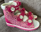 Brand New PRINCEPARD ~ Orthopedic Pink Leather Sandals ~ 32 ~ sz. 1 Big Girls ~ — photo 7