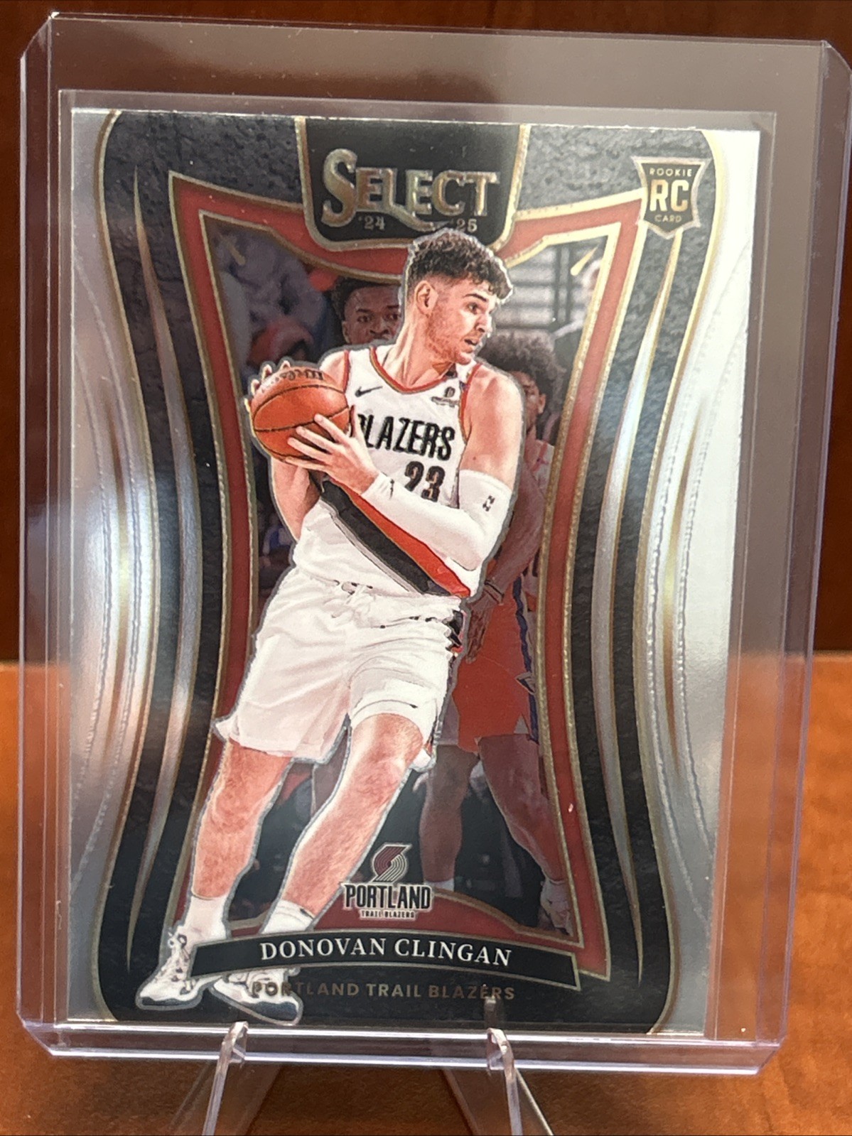 2024-25 Panini Select DONOVAN CLINGAN Holo Silver MEZZANINE - ROOKIE Prizm #390