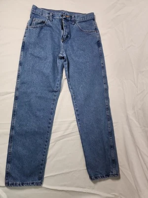 Vintage Rustler Jeans 30x30 Mens Blue Denim Straight Leg Y2K Made in Mexico 90s - Image 1 of 4