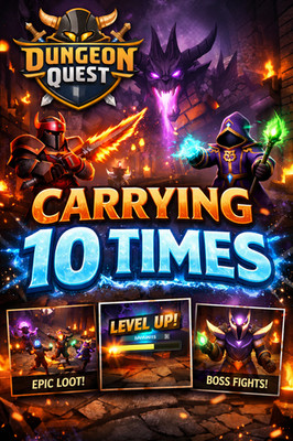 Roblox Dungeon Quest 10x Carry (lvl 1-215) [Read Description]