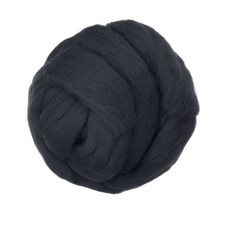 Wool Roving Yarn, 150G/5.3OZ Felting Wool Pure Roving Yarn, Gray