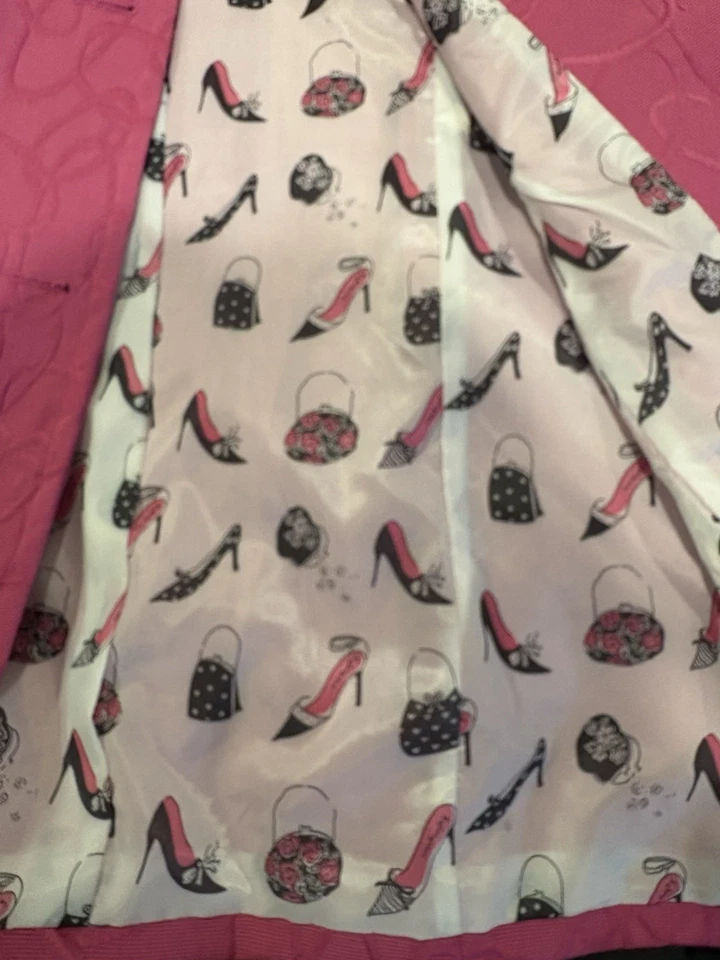 Women’s Erin Blazer Jacket Hot Pink Size Medium - Image 3 of 4