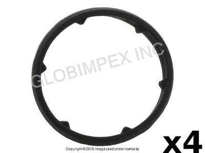 For AUDI (2018-2024) Engine Oil Cooler Gasket (4 PCS) ELRING KLINGER + WARRANTY