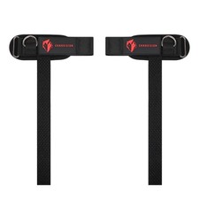 Ekkovision Weight Lifting Straps With Cuffed D Ring Secure Fit Enhanced Grip