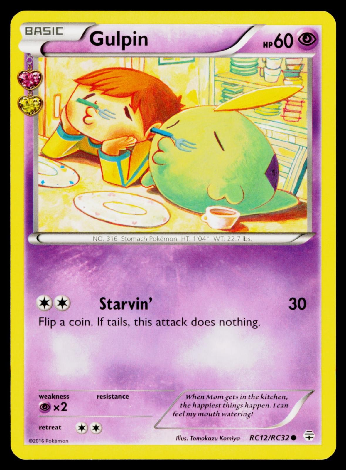 Gulpin - RC12/RC32 NM Common Generations Pokemon