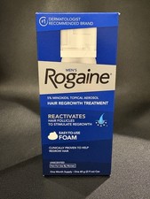 ROGAINE 5 Minoxidil Unscented Foam Hair Regrowth Treatment for Men 2.11 oz