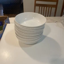 Mikasa Trellis  Pasta ,soup Bowl 8" Bone China Set of 8