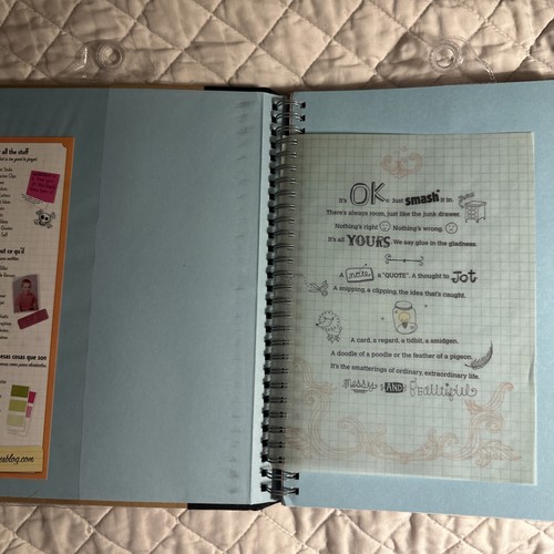 K & Company Retro Style SMASH Book Journal Scrapbook 8x10 Smashfolio & Pen NEW - 第 2/9 張圖片