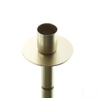 Nature Trends Flaschen-Stabkerzenhalter Goldfarben 6 X 8 Cm Aus Metall