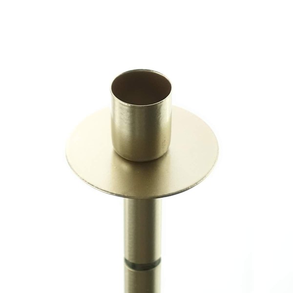 Nature Trends Flaschen-Stabkerzenhalter Goldfarben 6 X 8 Cm Aus Metall-image