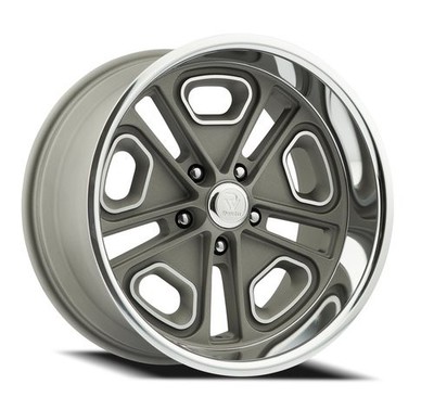 RESTO Del Ray R102 18X9.5 5X120.7 1 Texture Gunmetal Milled Diamond Cut (Qty 1)