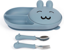 Silicone Baby Plate,Toddler Plates,Self-Feeding of Infants after Weaning, 100 F