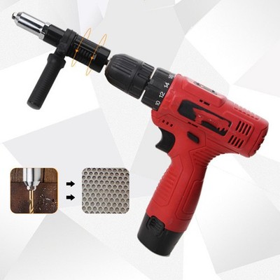  Right Angle Drill Adapter Electric Rivet Shooter Riveting Machine