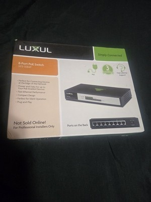 Luxul XFS-1084P 8-Port Fast Ethernet Switch - 4 PoE Ports