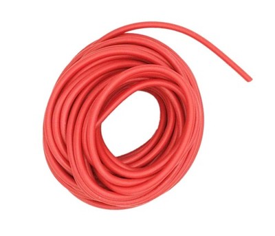 Electric Copper Core Flexible Silicone Wire Cable Red (22AWG 40KV) 5M