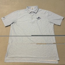 Peter Millar Crown Sport Summer Comfort Grill Chill Golf Polo XLarge LOGO AOP