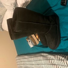 UGG Classic Women's Tall II Boot Suede Black SIZE 7