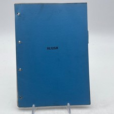 Honda XL125R Factory Setup Manual – Genuine Honda Workshop Publication