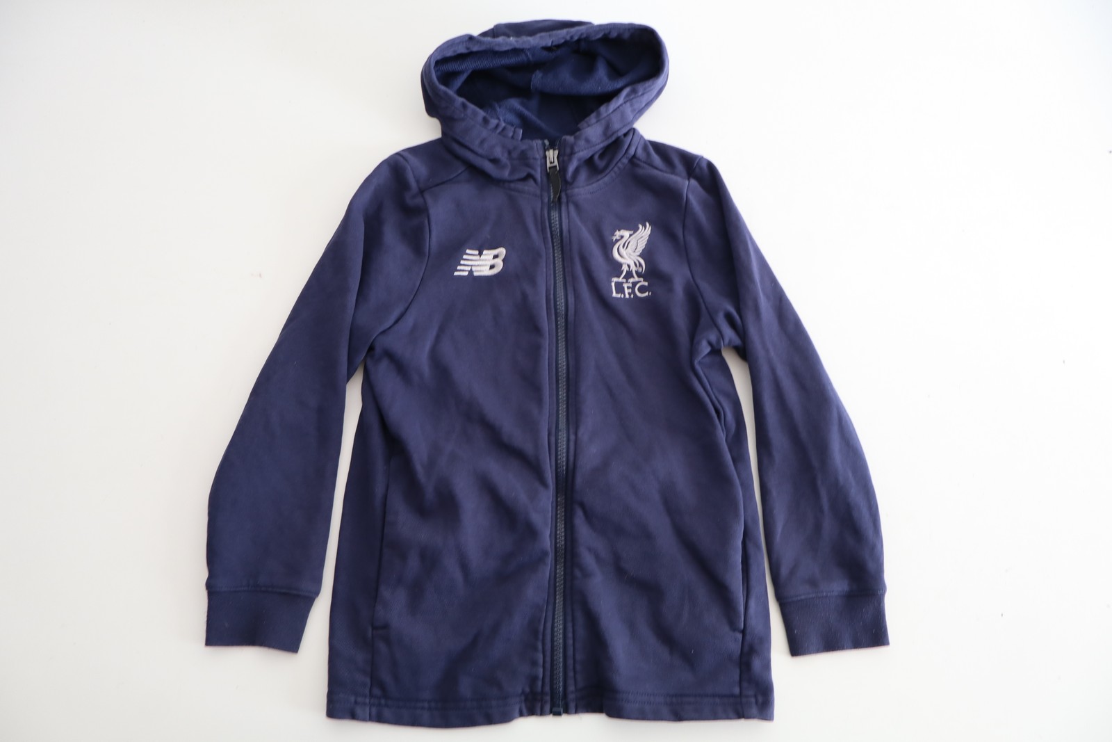 Liverpool FC Kids Hoodie By New Balance Sz 7-8 Years