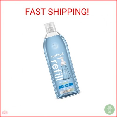 Method Foaming Hand Soap Refill, Sea Minerals, Recyclable Bottle, 28 oz, (Pack o