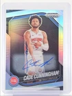 CADE CUNNINGHAM 2024-25 PANINI PRIZM BLACK AUTOGRAPH SILVER D AUTO Q3701