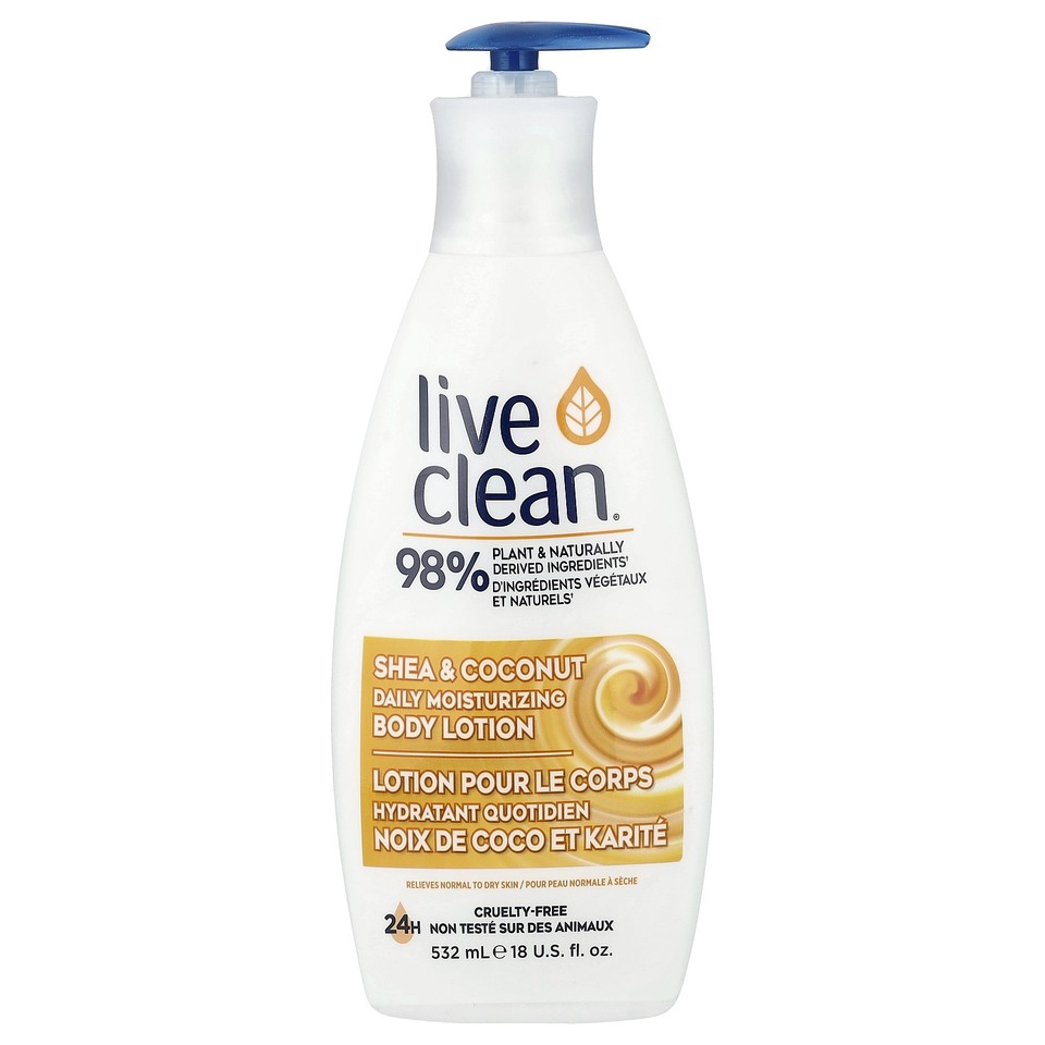Daily Moisturizing Body Lotion, Shea & Coconut, 18 fl oz (532 ml)