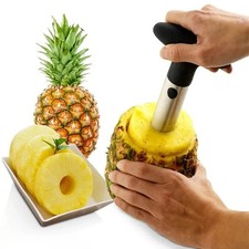 Ananasschneider Ananas Entkerner Schäler Ananasteiler Zerkleinerer Edelstahl 🍍