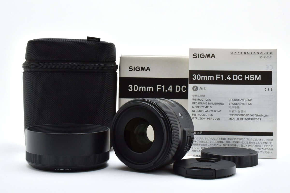 SIGMA Art 30mm f/1.4 DC HSM Lens for Canon EF-S From JAPAN [Near