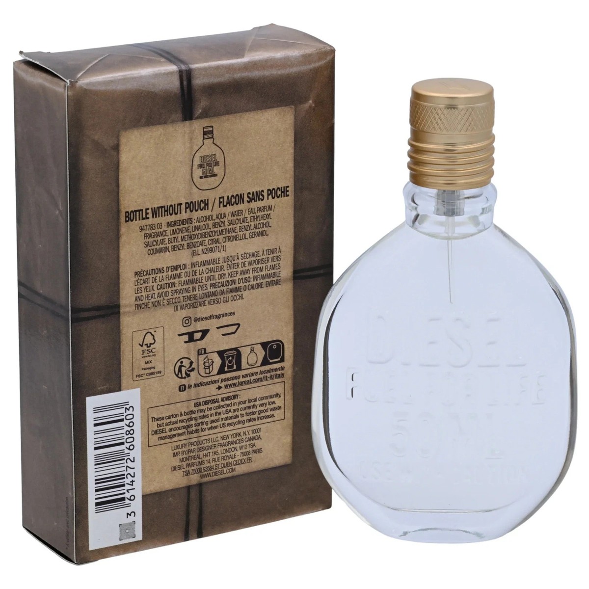 Diesel Fuel For Life Men's Eau de Toilette 50ml for sale online