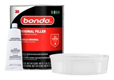 Bondo Original Filler 7 lb with Hardener 2.75 oz, Repairs Dents, Dings, Holes,