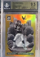 2024 Donruss Optic Deion Sanders Legends Downtown Gold /10 #3 BGS GEM MINT 9.5