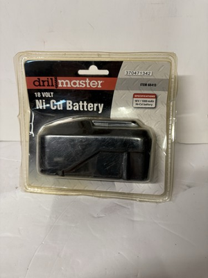 #ad #ad Drill Master 18 Volt 1300 mAh NiCd Battery BRAND NEW Sealed 68413 $39.99