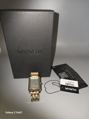 NEW MVMT Signature Square Charlie Gold Watch Women Men New