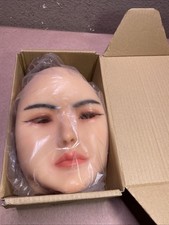 Realistic Silicone Female Head Mask Crossdresser Face Mask For women For Cosplay