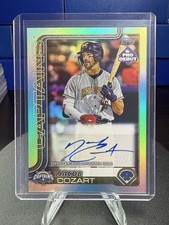 2025 JACOB COZART (RC, AUTO) Topps Pro Debut (Aqua Foil) /75 #PD-3