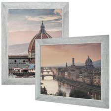 Golden State Art 11x14 Picture Frame-Country Wood Grain Style-Tabletop Display B