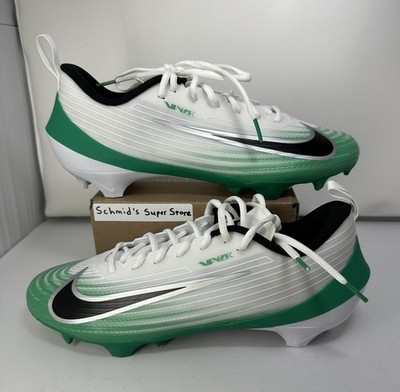 Nike Vapor Speed 3 Football Cleats White Green HM8849-100 Mens Size 15 Brand New