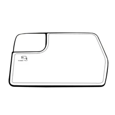 Exterior Heated Driver Side Mirror Glass w/Base For 2011-2014 FORD F150 PICKUP
